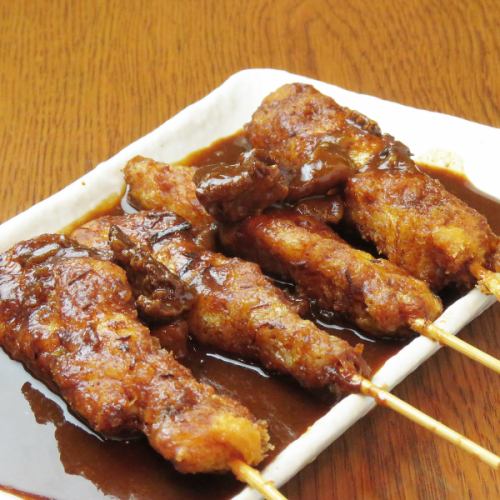 土手味噌串カツ