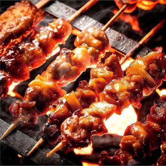 [Weekdays Only ★ Opening Festival] Try the "Yakitori Master Otori Course" with 2 hours of all-you-can-drink (7 dishes total) ¥3,980 ⇒ ¥2,980