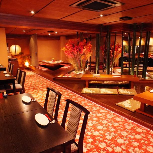 In a relaxed shop where bamboos and gardens are arranged you can dine with luxury but have fun ♪ You can use it in various scenes ★ It is reasonable ★ perfect for girls' societies ◎