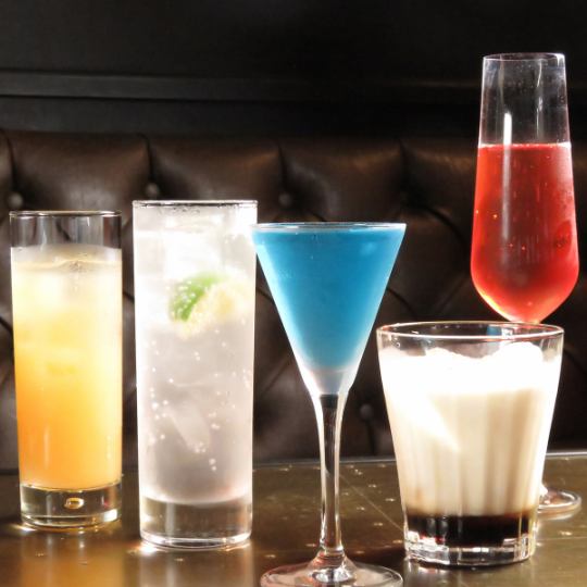 【当日利用OK】カクテルコース 90分飲み放題 3000円(税込)