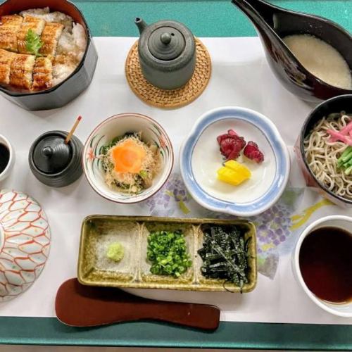 肉厚な国産鰻ととろろ蕎麦の競演『昼まぶし膳（そば）』