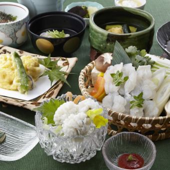 [8月31日为止的期间限定] 时令！！ ◆ 海鳗怀石料理 ◆ 7,150日元（含税）