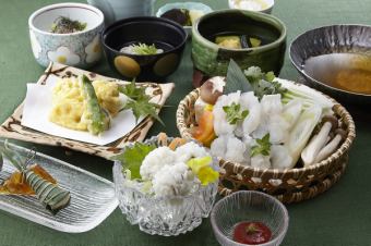 [8月31日为止的期间限定] 时令！！ ◆ 海鳗怀石料理 ◆ 7,150日元（含税）