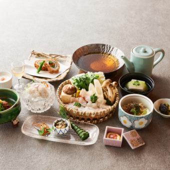 【～8月31日の期間限定】今が旬!!◆【鱧会席】鱧ちり・鱧市松揚げ・鱧すき等全9品