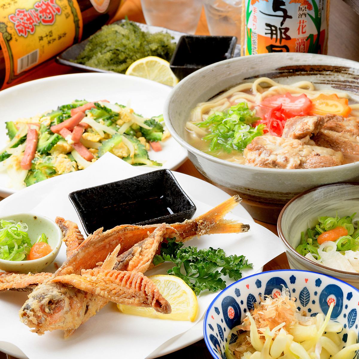 [Near Kashiwa Station ◇] Okinawan cuisine that the store owner shook his arm is exquisite ☆ You can also enjoy Awamori ♪