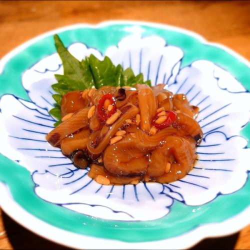 Squid pickled in miso