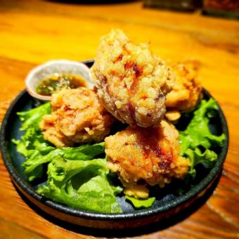 やわらか鶏唐揚げ ～特製ネギだれ添え～