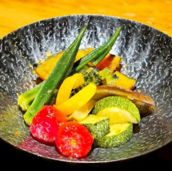 彩り夏野菜 ひんやり洋風揚げびたし