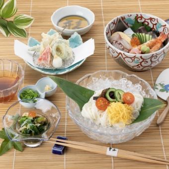 【7,8月】冷やし素麺と海鮮丼ランチ