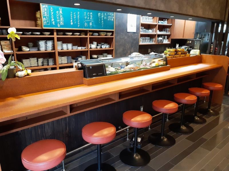 We have 7 seats at the counter! You can enjoy authentic sushi with colleagues and friends! You can also enjoy "Ita-makase" which is only available at counter seats! Before you know it, you'll be a regular!