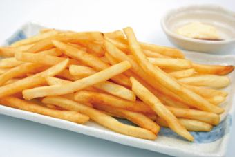 French fries (choice of salad/chili/garlic/butter soy sauce/barbecue)