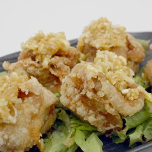 Deep-fried chicken with soy sauce