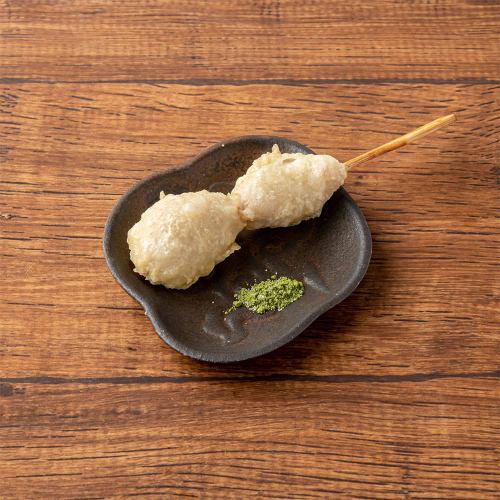 Milt tempura skewer