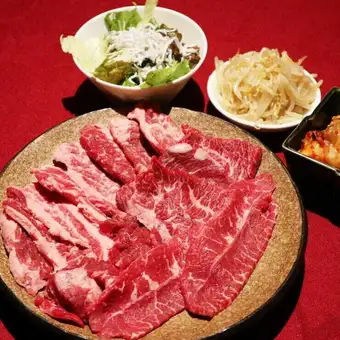 36ヶ月長期飼育のアンガス牛付『宴会・炎コース』全12品 5,000円