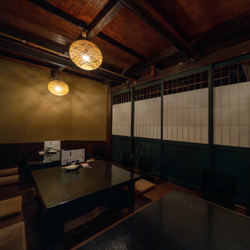 【お座敷完備】和の情緒溢れる落ち着いた空間でゆったり