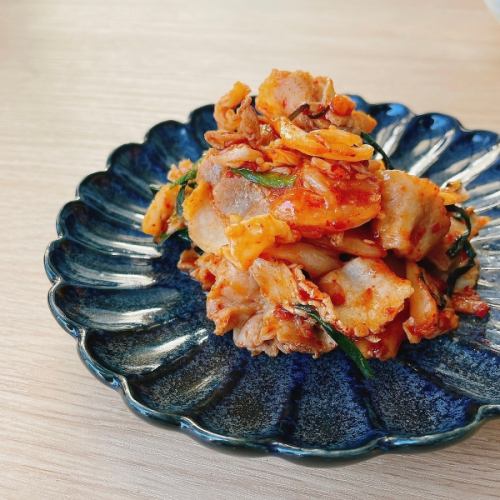 chive pork kimchi