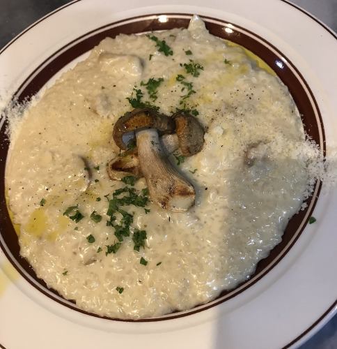 クリームチーズリゾットで