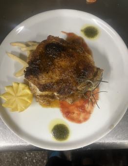 国産若鶏モモ肉、ケイジャンor香草マリネのグリル