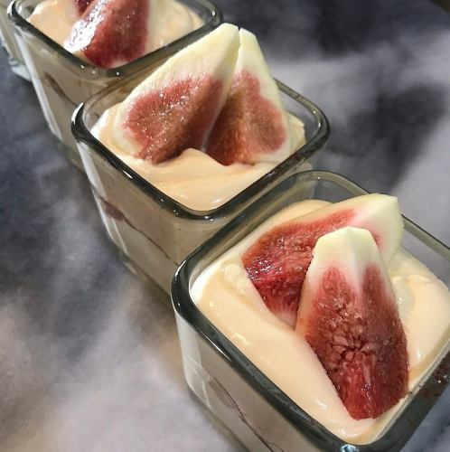 イチジクのティラミス