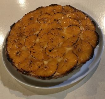 オレンジとリコッタチーズのタルト