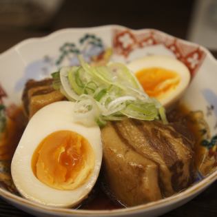 Kakuni pork with boiled egg