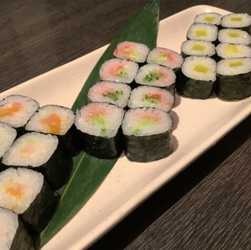 巻き物盛り合せ 三種盛り