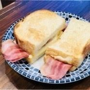 ベーコンチーズサンド