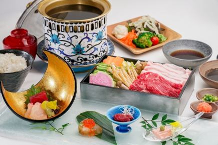 【ランチ】サラダビュッフェ付きしゃぶしゃぶコースB