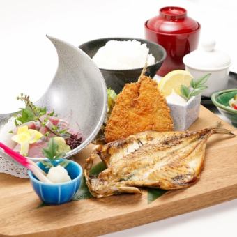 【ランチ】サラダビュッフェ付き鯵の贅沢ランチ