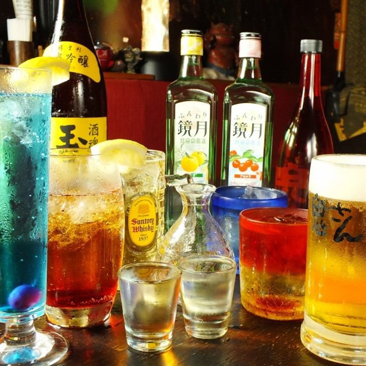 お料理単品に飲み放題が付けられます！平日２時間980円！