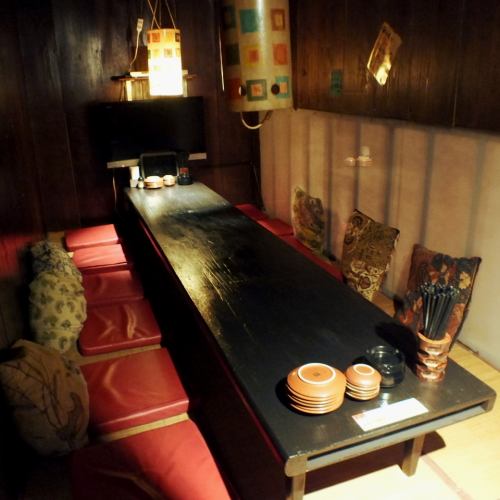 A sense of privacy ◎ Private rooms available