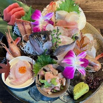刺身の盛り合わせ
