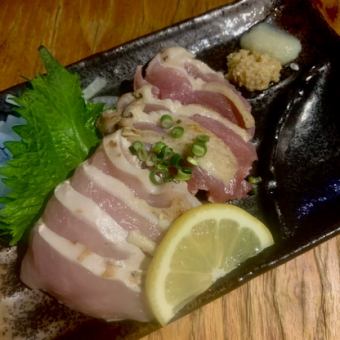 Satsuma Chiran chicken sashimi (thigh, breast)