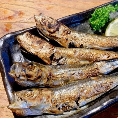 Akune specialty: whole dried sardines