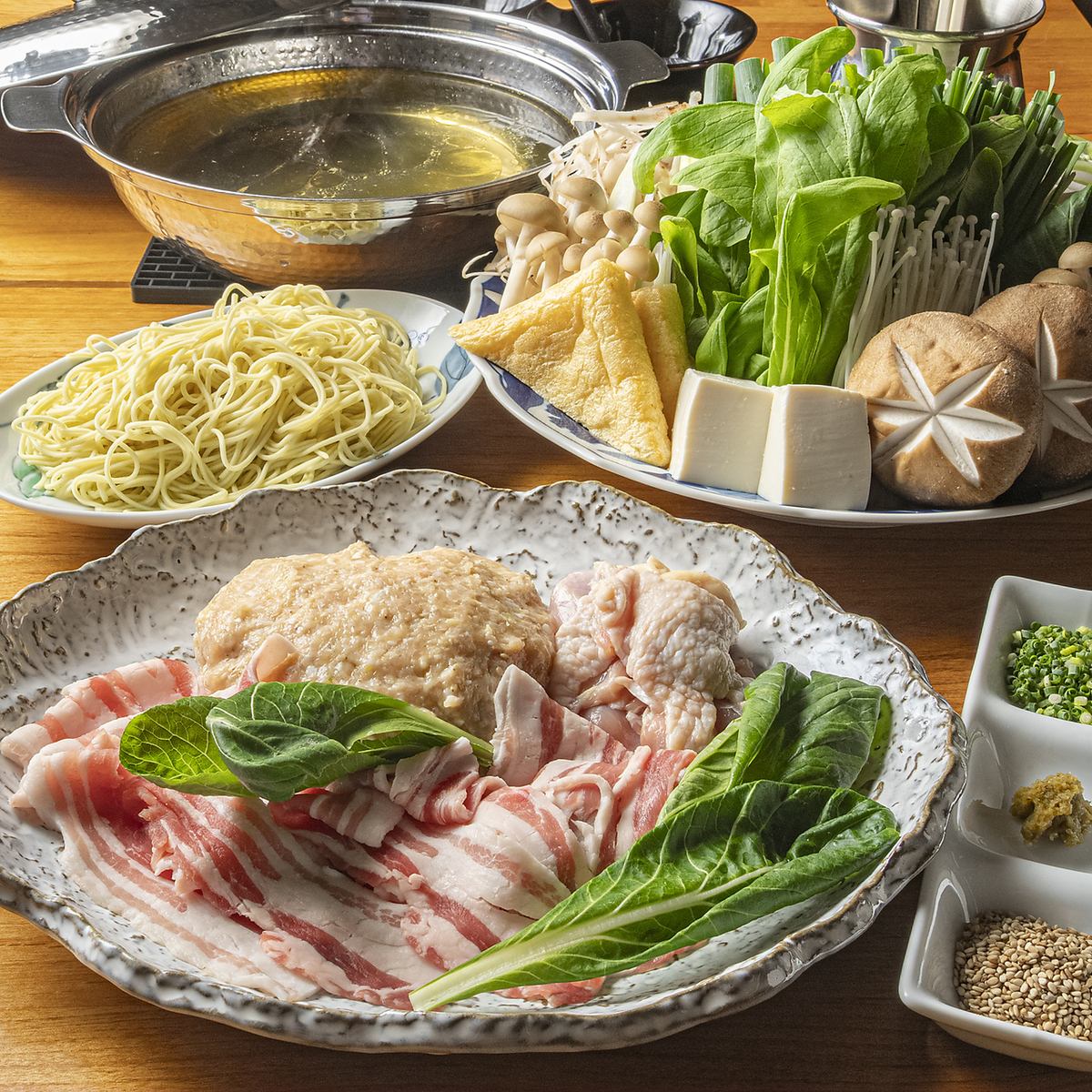 【選べる秘伝ちゃんこ鍋が主役の満足度抜群いっぷくコース