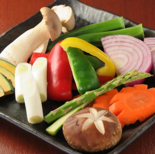 野菜焼き盛り合せ