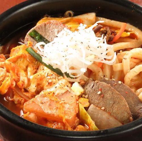 ユッケジャンうどん