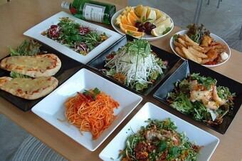 【연회 2차회 90분 코스\3000 포함】무료 뷔페 70분/요리 3품 첨부