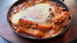 Beef tripe kajos Oven-baked egg