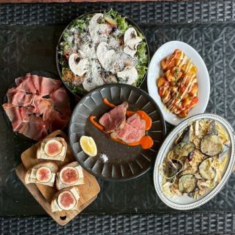 全６品２時間飲み放題付！ スペイン産イベリコ豚のグリルコース