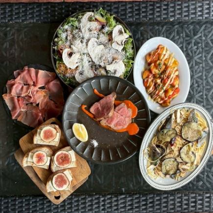 全６品２時間飲み放題付！ スペイン産イベリコ豚のグリルコース