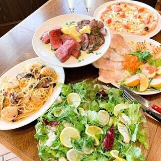 Private buffet and all-you-can-drink plan for groups only (separate fee for Friday and Saturday 6pm-7pm)