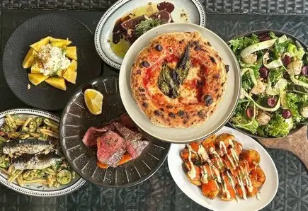 8-course meal with 2-hour seating and all-you-can-drink [Azzurro Summer Premium Course]