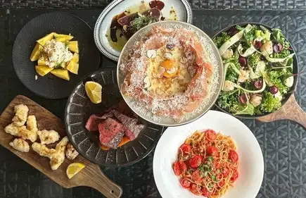 [Limited Time Offer! 3-Hour Table Limit] 8-Course Meal with All-You-Can-Drink [Azzurro Summer Platinum Course]