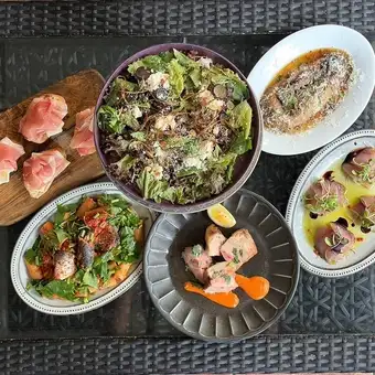 【平日限定！お席３時間制】全7品,飲み放題付Azzurro秋のスタンダードコース