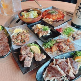 《各種宴会に》【120分飲み放題付】牡蠣フライ/栗豚トントロ/お好み焼など・・4000円