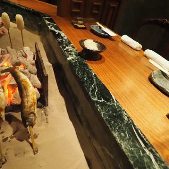 膳(ぜん)コース　北海タコ焼きしゃぶ　黒毛和牛と海鮮コース