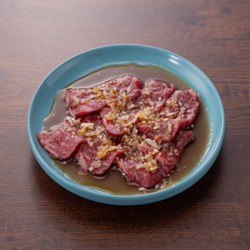 Skirt steak with sauce