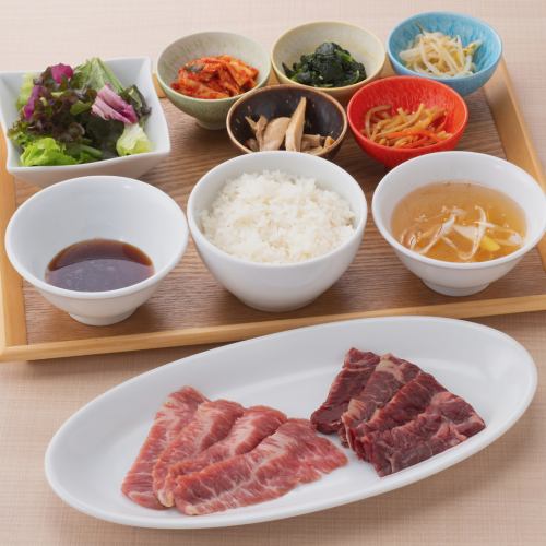 Yakiniku and small dish lunch set (4 types)
