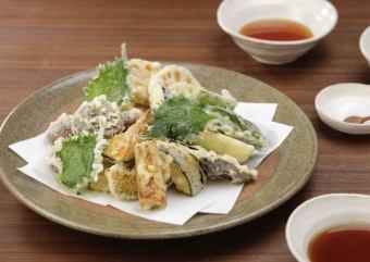 野菜の天ぷら盛り合わせ